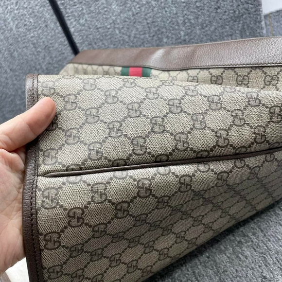 100% Authentic Gucci Leather Tote Bag - Picture 4 of 16